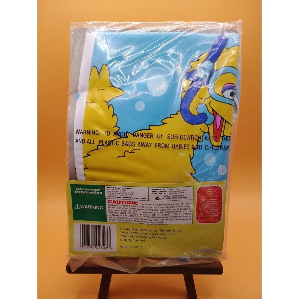 Rand Sesame Street Big bird  Beach Ball 24